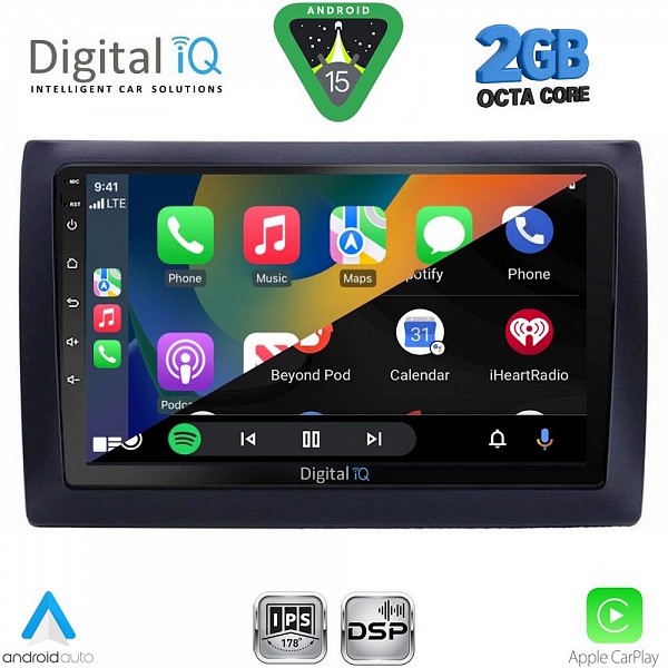 DIGITAL IQ RSF 4145_CPA (9inc) MULTIMEDIA TABLET for FIAT STILO mod. 2001-2007