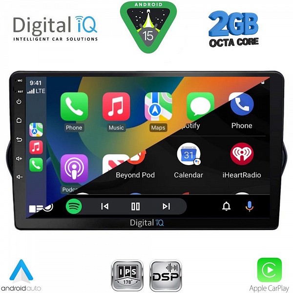 DIGITAL IQ RSF 4148_CPA (9inc) MULTIMEDIA TABLET for FIAT TIPO mod. 2015-2023