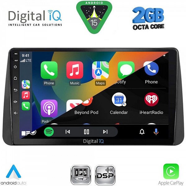 DIGITAL IQ RSF 4149_CPA DASH (9inc) MULTIMEDIA TABLET for FIAT TIPO mod. 2018-2023