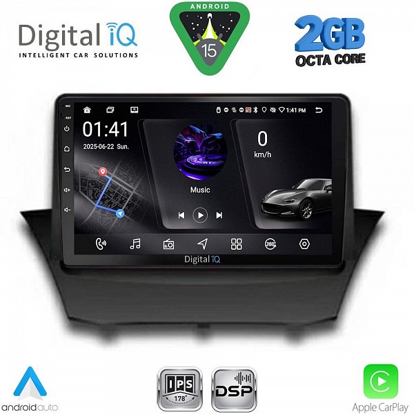 DIGITAL IQ RSF 4154A_CPA (9inc) MULTIMEDIA TABLET for FORD FIESTA mod. 2008-2017