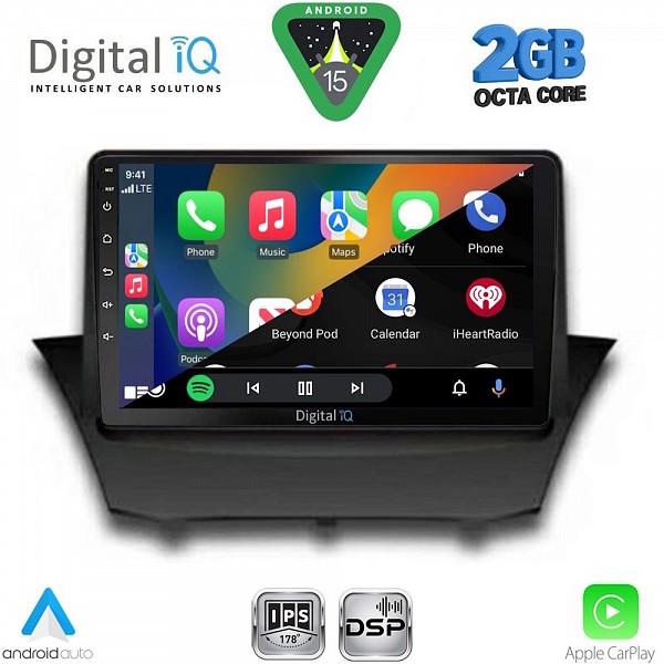 DIGITAL IQ RSF 4154A_CPA (9inc) MULTIMEDIA TABLET for FORD FIESTA mod. 2008-2017