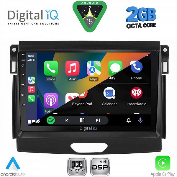 DIGITAL IQ RSF 4173_CPA (9inc) MULTIMEDIA TABLET for FORD RANGER mod. 2018-2023