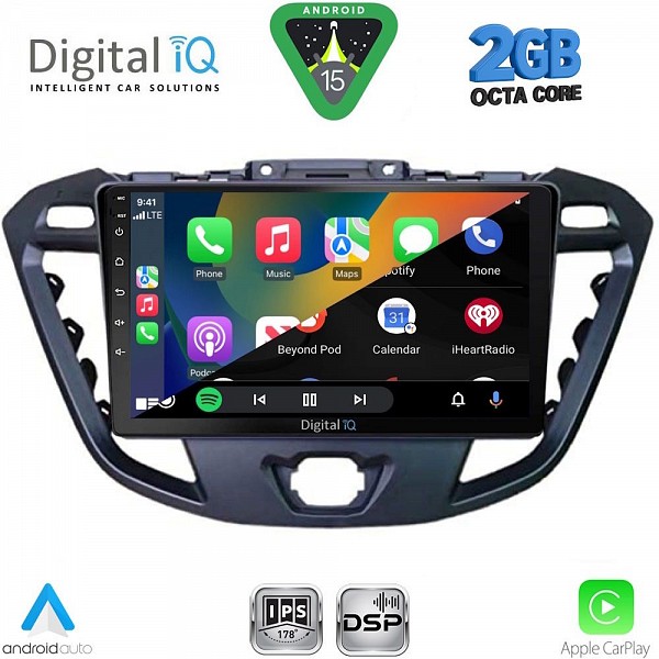 DIGITAL IQ RSF 4177_CPA (9inc) MULTIMEDIA TABLET for FORD TRANSIT CUSTOM | TOURNEO CUSTOM mod. 2013-2019
