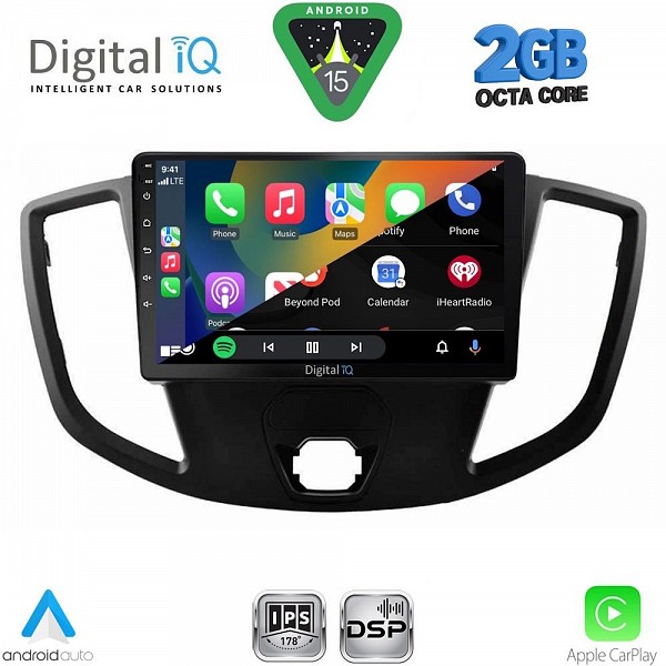DIGITAL IQ RSF 4179_CPA  (9inc) MULTIMEDIA TABLET for FORD TRANSIT mod. 2014-2020