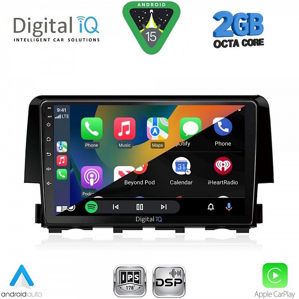 DIGITAL IQ RSF 4191_CPA (9inc) MULTIMEDIA TABLET for HONDA CIVIC mod. 2016-2021