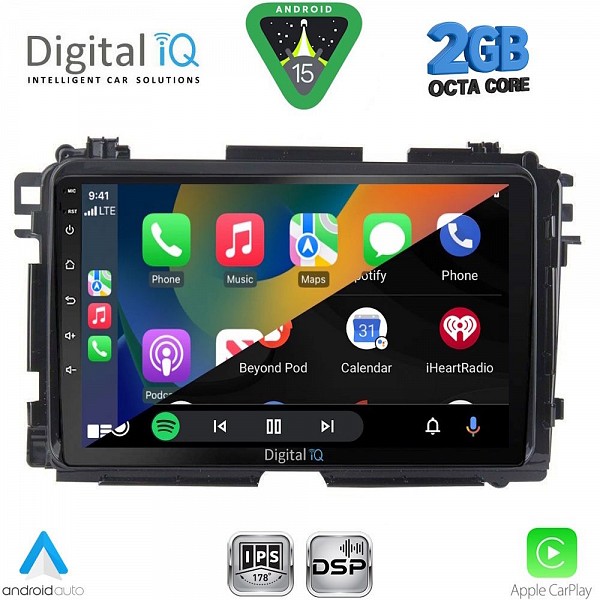 DIGITAL IQ RSF 4201_CPA (9inc) MULTIMEDIA TABLET for HONDA HRV mod. 2015-2021