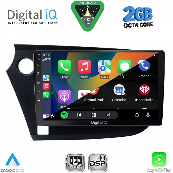DIGITAL IQ RSF 4205_CPA (9inc) MULTIMEDIA TABLET for HONDA INSIGHT mod. 2009-2014