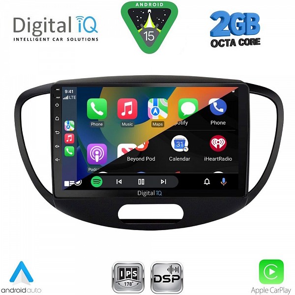 DIGITAL IQ RSF 4223_CPA (9inc) MULTIMEDIA TABLET for HYUNDAI i10 mod. 2008-2013