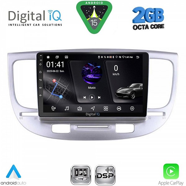 DIGITAL IQ RSF 4313_CPA (9inc) MULTIMEDIA TABLET for KIA RIO mod. 2005-2011