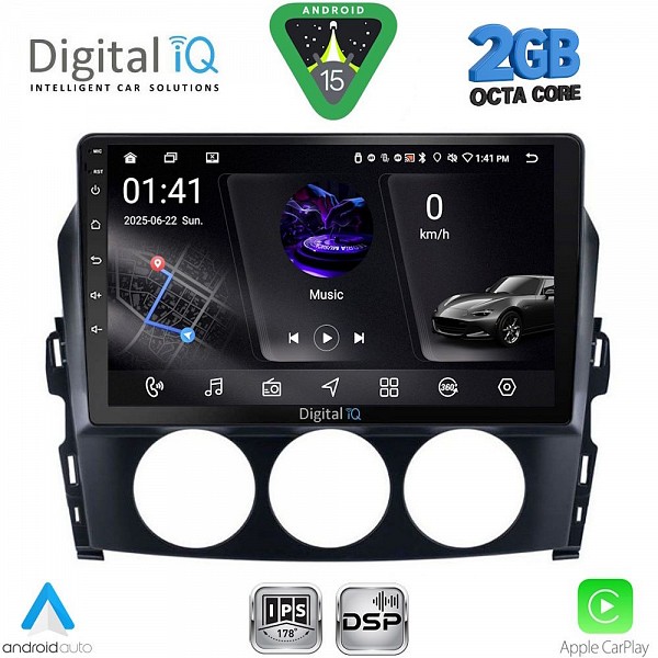 DIGITAL IQ RSF 4392_CPA (9inc) MULTIMEDIA TABLET for MAZDA MX5 mod. 2005-2015