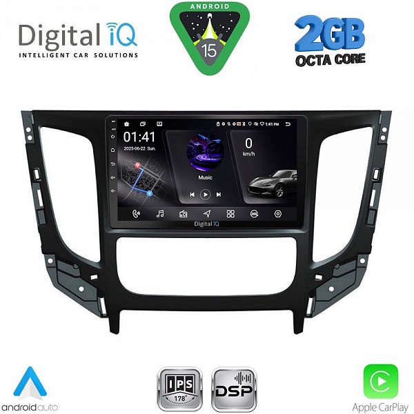 DIGITAL IQ RSF 4437_CPA CLIMA (9inc) MULTIMEDIA TABLET for MITSUBISHI L200 mod. 2015-2019  CLIMA
