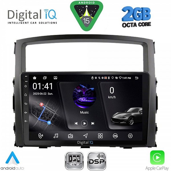 DIGITAL IQ RSF 4446_CPA (9inc) MULTIMEDIA TABLET for MITSUBISHI PAJERO mod. 2006-2013