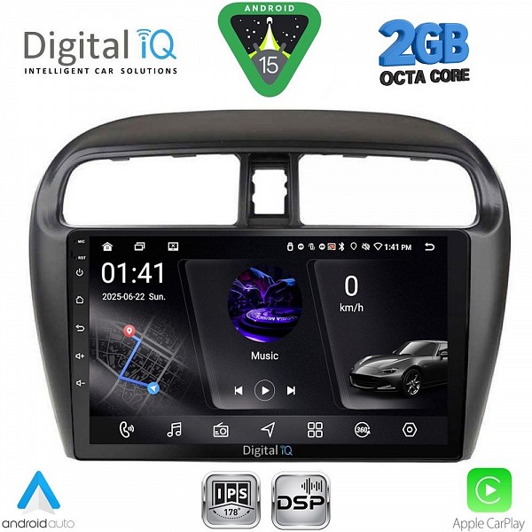 DIGITAL IQ RSF 4448_CPA (9inc) MULTIMEDIA TABLET for MITSUBISHI SPACESTAR mod. 2013-2020