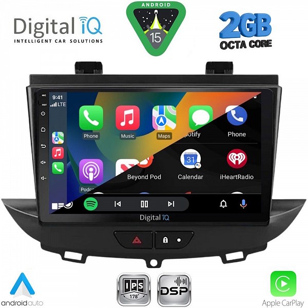 DIGITAL IQ RSF 4490_CPA (9inc) MULTIMEDIA TABLET for OPEL CROSSLAND ? GRANDLAND mod. 2017-2025