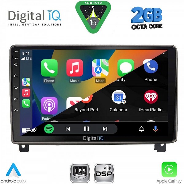 DIGITAL IQ RSF 4517_CPA (9inc) MULTIMEDIA TABLET for PEUGEOT 407 mod. 2004-2011