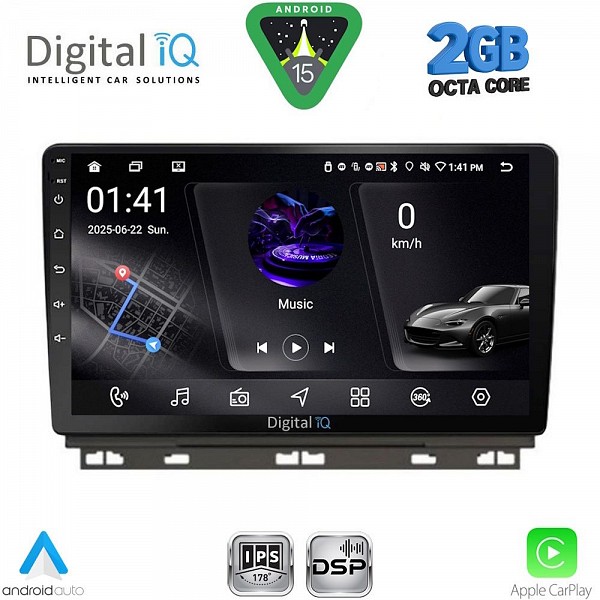 DIGITAL IQ RSF 4546_CPA (9inc) MULTIMEDIA TABLET for RENAULT CLIO - CAPTUR mod. 2019-2026
