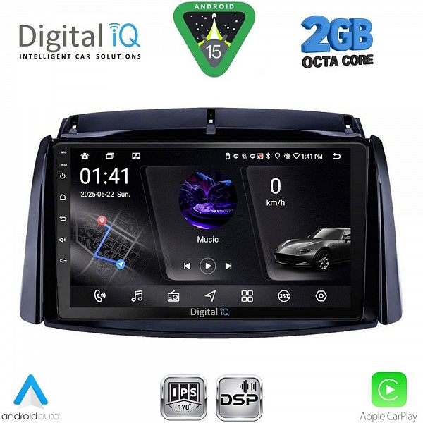 DIGITAL IQ RSF 4551_CPA (9inc) MULTIMEDIA TABLET for RENAULT KOLEOS mod. 2006-2016