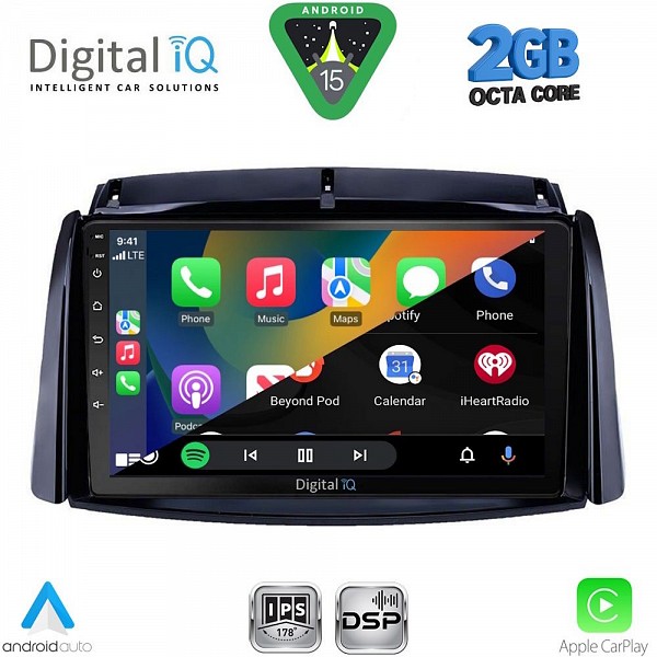 DIGITAL IQ RSF 4551_CPA (9inc) MULTIMEDIA TABLET for RENAULT KOLEOS mod. 2006-2016