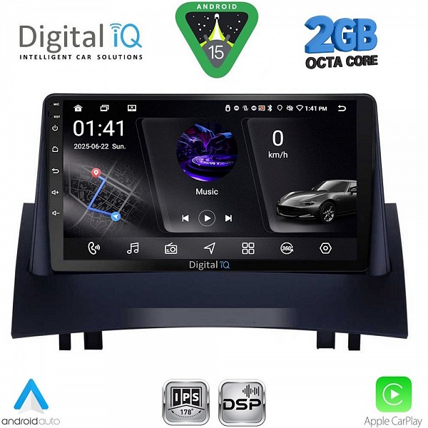 DIGITAL IQ RSF 4555_CPA (9inc) MULTIMEDIA TABLET for RENAULT MEGANE 2 mod. 2002-2008