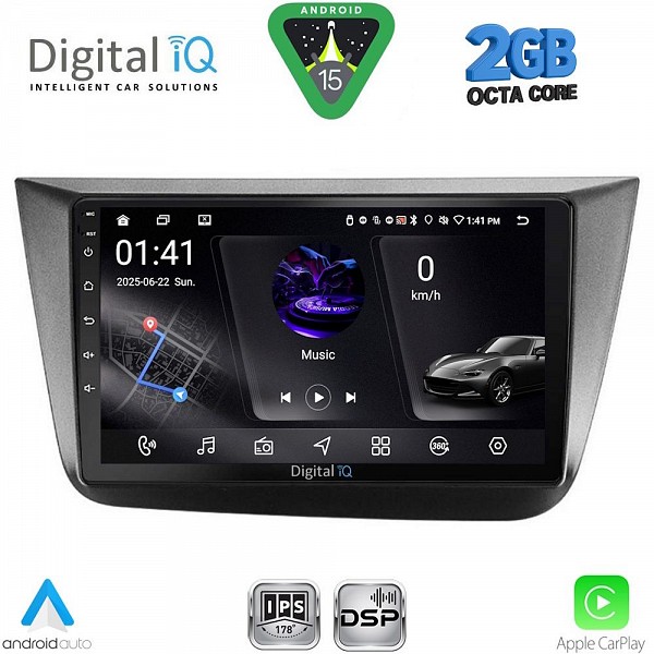DIGITAL IQ RSF 4570_CPA (9inc) MULTIMEDIA TABLET for SEAT ALTEA mod. 2004-2015