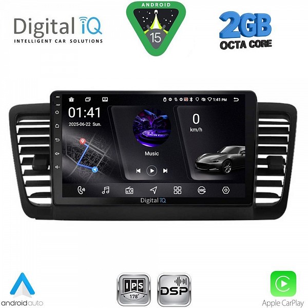 DIGITAL IQ RSF 4665_CPA (9inc) MULTIMEDIA TABLET for SUBARU LEGACY - OUTBACK mod. 2002-2008