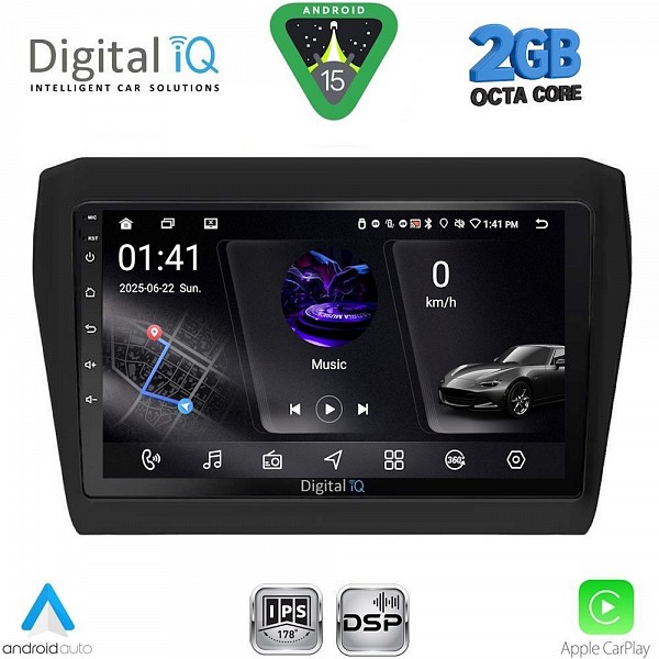 DIGITAL IQ RSF 4686_CPA (9inc) MULTIMEDIA TABLET for SUZUKI SWIFT mod. 2017-2026
