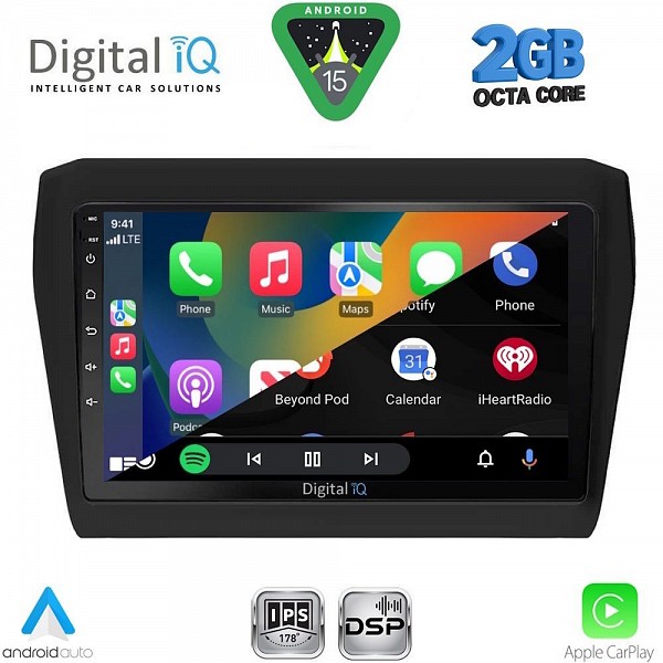 DIGITAL IQ RSF 4686_CPA (9inc) MULTIMEDIA TABLET for SUZUKI SWIFT mod. 2017-2026