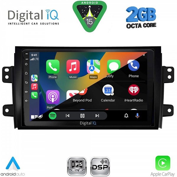 DIGITAL IQ RSF 4688_CPA (9inc) MULTIMEDIA TABLET for FIAT SEDICI ? SUZUKI SX4 mod. 2005-2013
