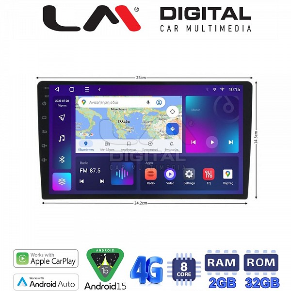 Electric Life OEM  10,1 inc Android 15  8   2GB RAM  32GB ROM