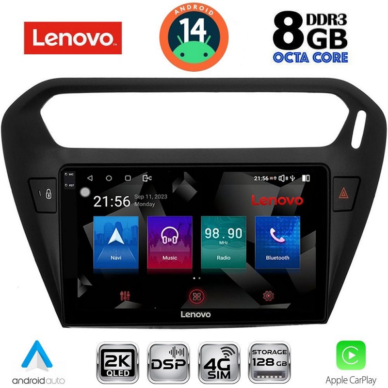 Digital iQ LENOVO SSW 10511BL_CPA (9inc) MULTIMEDIA TABLET for CITROEN ELYSEE ? PEUGEOT 301 mod. 2013> (BLACK)