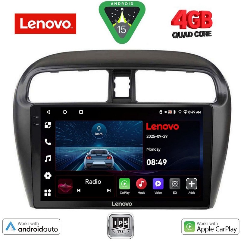 Digital iQ LENOVO LVE 8448_CPAA (9inc) MULTIMEDIA TABLET for MITSUBISHI SPACESTAR mod. 2013-2020