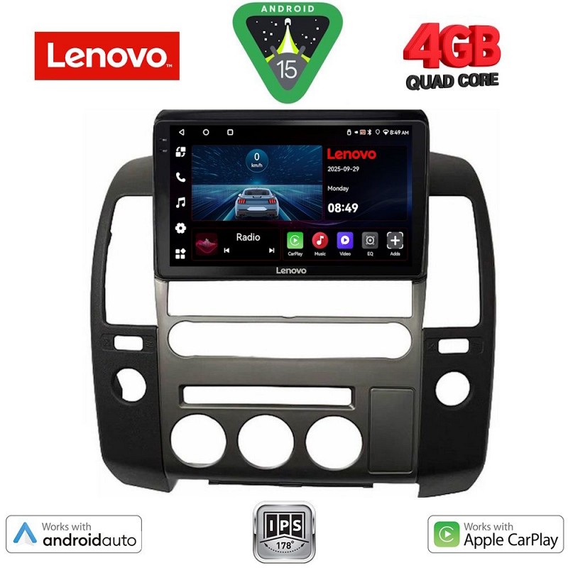 Digital iQ LENOVO LVE 8454_CPAA (ORIG.NAVI) (9inc) MULTIMEDIA TABLET for NISSAN NAVARA D40 mod. 2006-2011  Original Navi