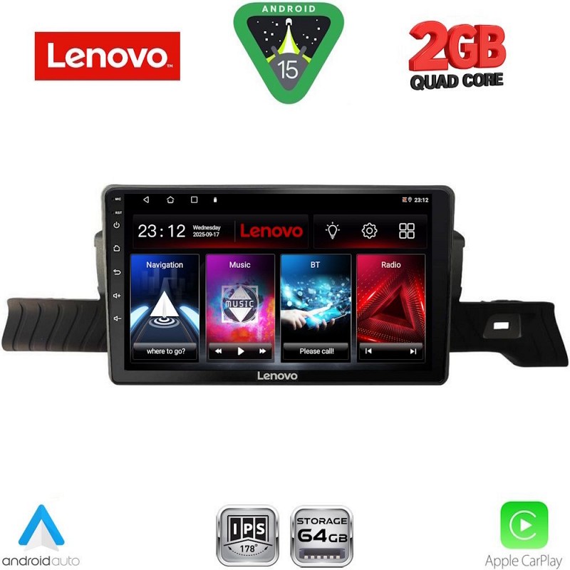 Digital iQ LENOVO LVD 2094_CPA (9inc) MULTIMEDIA TABLET for CITROEN C3 mod. 2024-2026