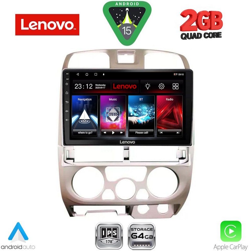 Digital iQ LENOVO LVD 2253SL_CPA (9inc) MULTIMEDIA TABLET for ISUZU D-MAX mod. 2002-2008 (SILVER)