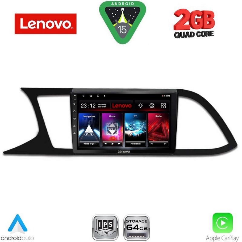 Digital iQ LENOVO LVD 2575_CPA (9inc) MULTIMEDIA TABLET for SEAT LEON mod. 2012-2021