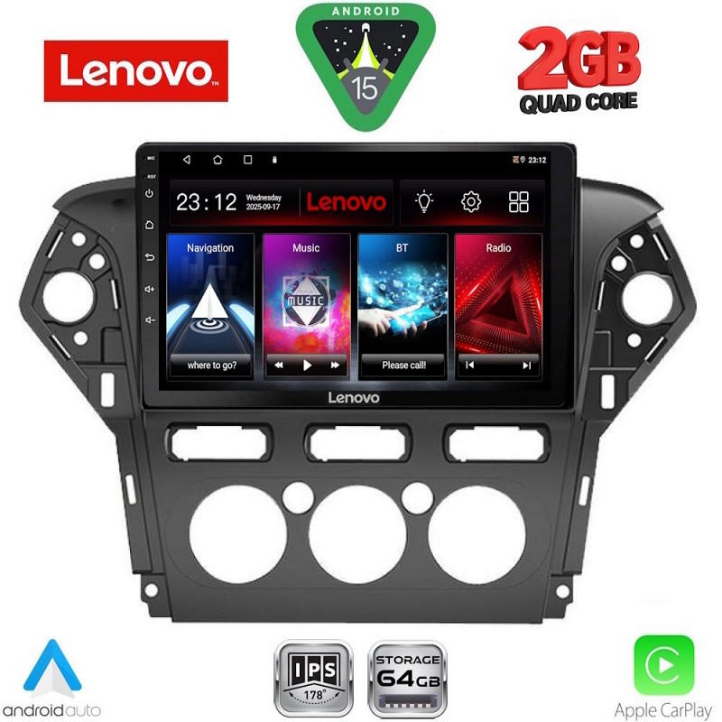 Digital iQ LENOVO LVD 2163_CPA A/C (10inc) MULTIMEDIA TABLET for FORD MONDEO mod. 2011-2013