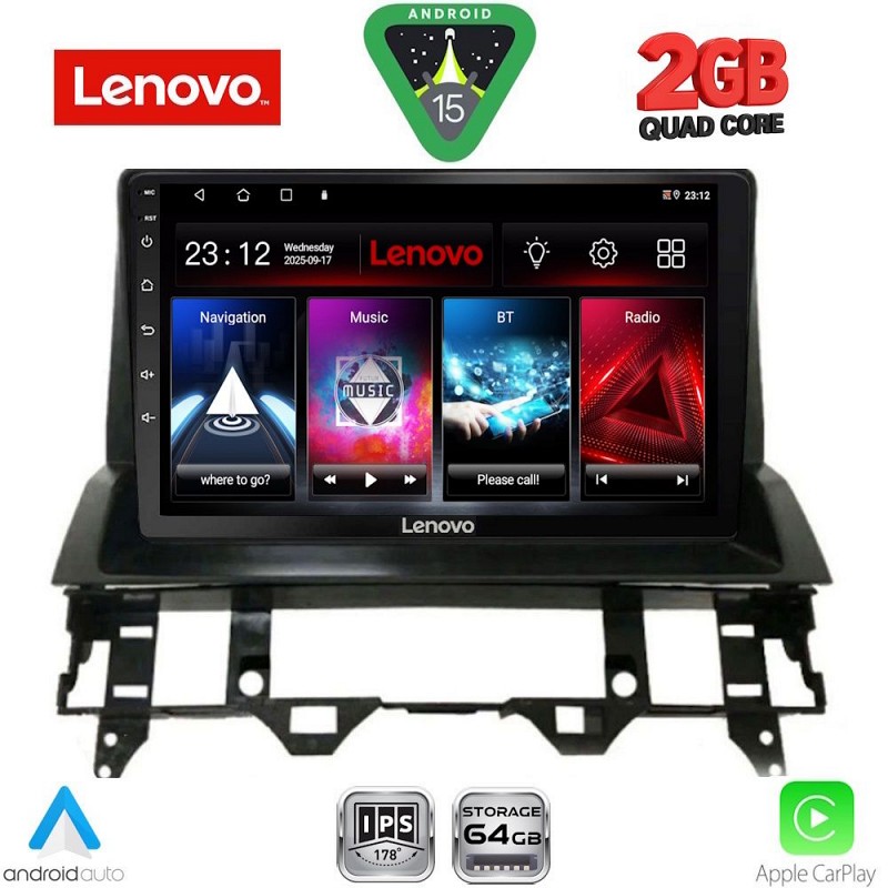 Digital iQ LENOVO LVD 2376_CPA DASH (10inc) MULTIMEDIA TABLET for MAZDA 6 mod. 2002-2008