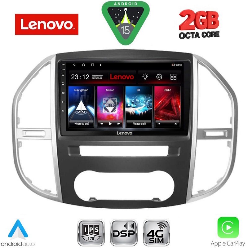 Digital iQ LENOVO LVF 5429_CPA (10inc) MULTIMEDIA TABLET for MERCEDES VITO ? VIANO  (W447) mod. 2015-2024