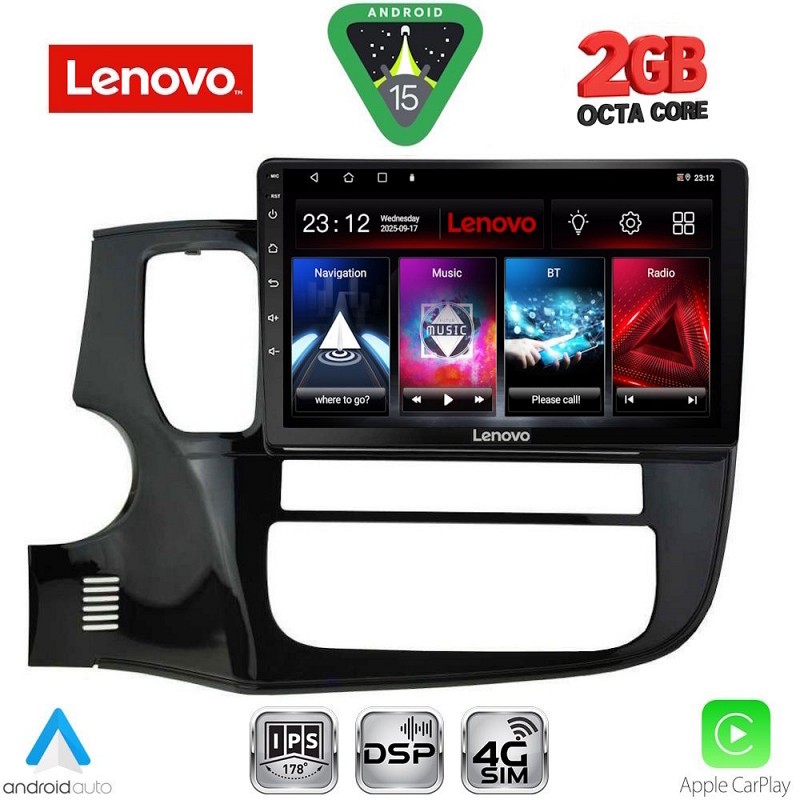 Digital iQ LENOVO LVF 5443_CPA (10inc) MULTIMEDIA TABLET for MITSUBISHI OUTLANDERmod. 2013-2020