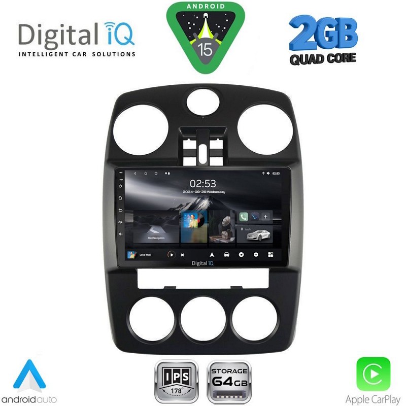 DIGITAL IQ RSD 1287_CPA (9inc) MULTIMEDIA for CHRYSLER PT CRUISER mod. 2005-2010