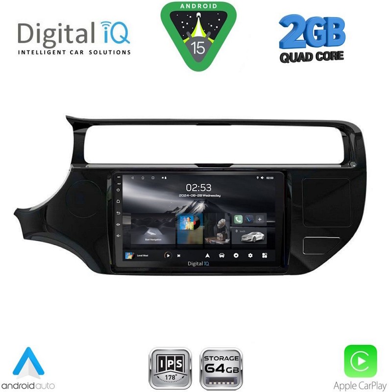 DIGITAL IQ RSD 1315_CPA (9inc) MULTIMEDIA TABLET for KIA RIO mod. 2015-2018