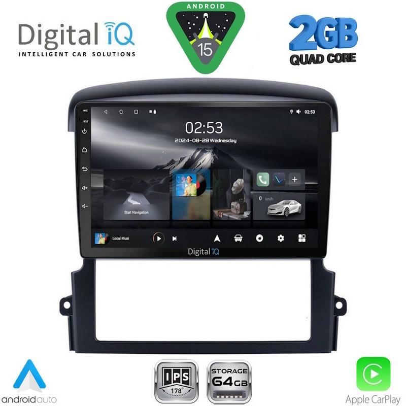 DIGITAL IQ RSD 1317_CPA (9inc) MUTIMEDIA MULTIMEDIA TABLET for KIA SORENTO mod. 2006-2009