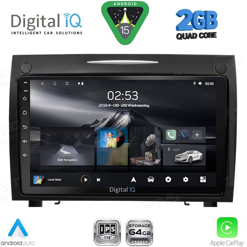 DIGITAL IQ RSD 1419_CPA (9inc) MULTIMEDIA TABLET for MERCEDES SLK R171 mod. 2004-2010