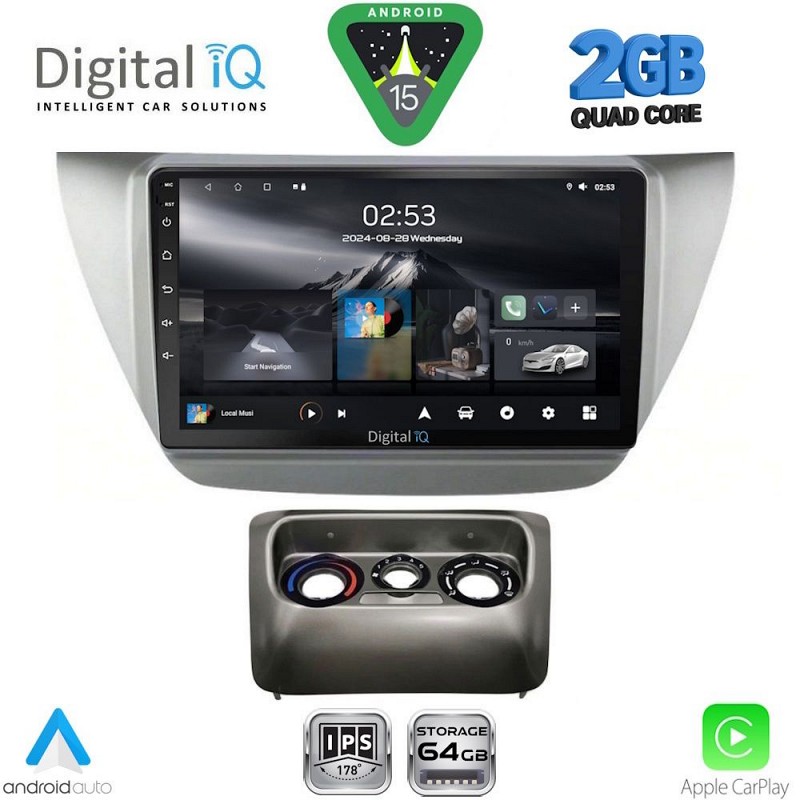 DIGITAL IQ RSD 1433_CPA (9inc) MULTIMEDIA TABLET for MITSUBISHI LANCER mod. 2000-2007