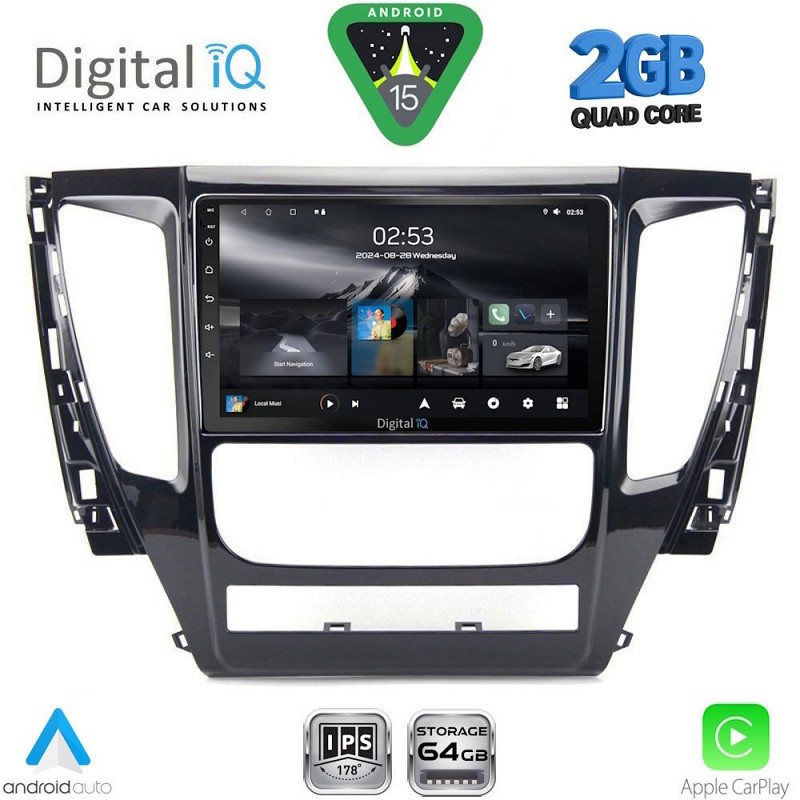DIGITAL IQ RSD 1447A_CPA (9inc) MULTIMEDIA TABLET for MITSUBISHI PAJERO mod. 2013-2020