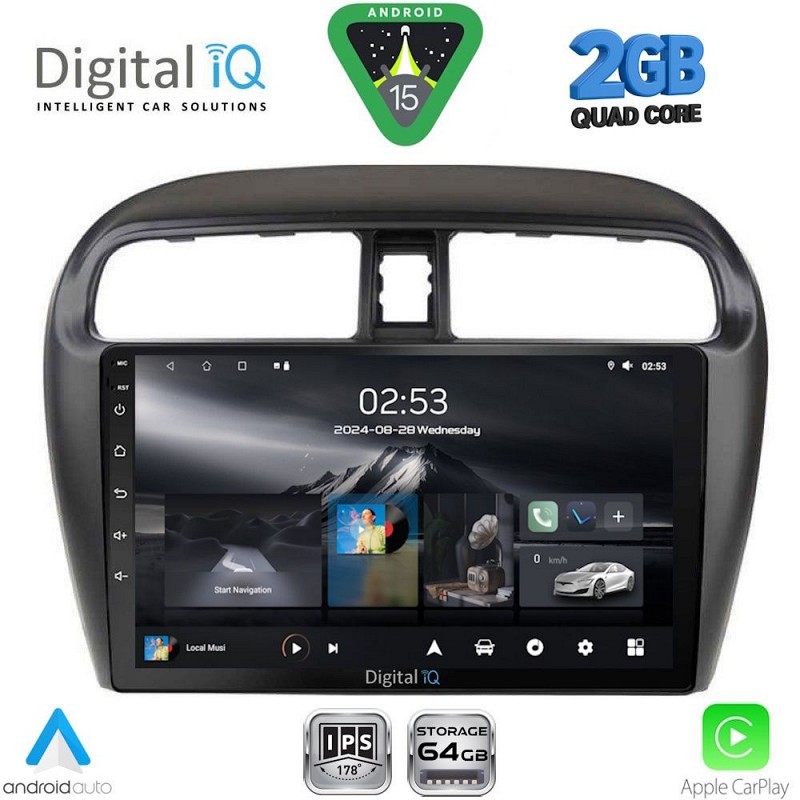 DIGITAL IQ RSD 1448_CPA (9inc) MULTIMEDIA TABLET for MITSUBISHI SPACESTAR mod. 2013-2020