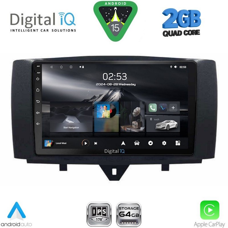 DIGITAL IQ RSD 1622_CPA (9inc) MULTIMEDIA TABLET for SMART (451) mod. 2010-2015
