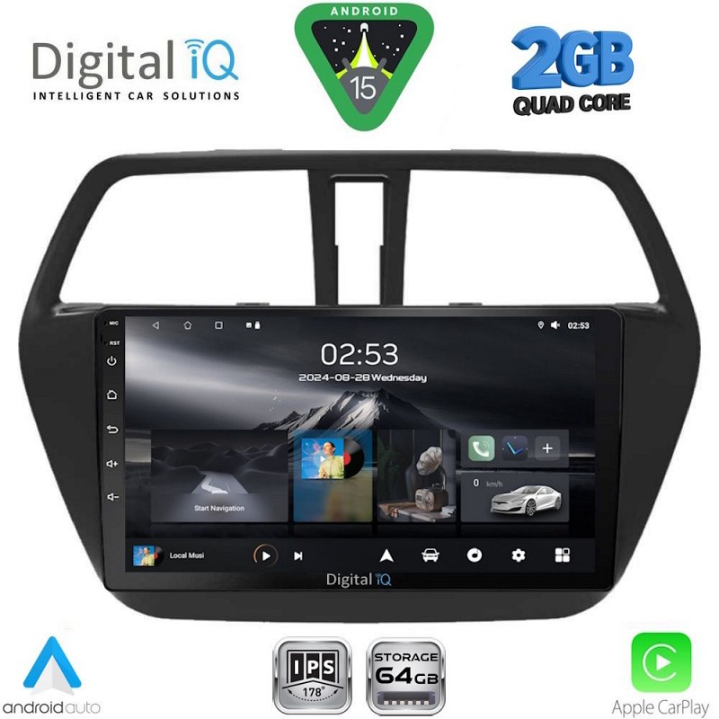 DIGITAL IQ RSD 1689_CPA (9inc) MULTIMEDIA TABLET for SUZUKI SX4 S-CROSS mod. 2014-2021