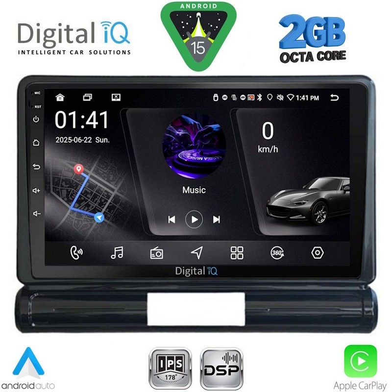 DIGITAL IQ RSF 4093L_CPA (9inc) MULTIMEDIA TABLET for CITROEN C3 - DS3 mod. 2016-2024 Low Version