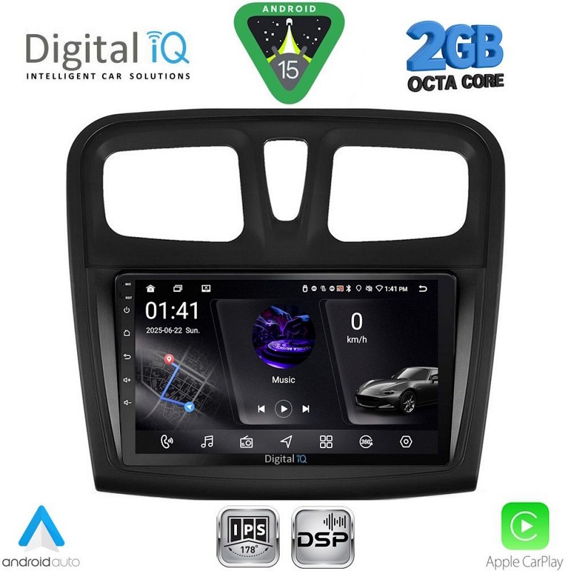 DIGITAL IQ RSF 4108SQ_CPA (9inc) MULTIMEDIA TABLET for DACIA LOGAN ? SANDERO mod. 2012-2019